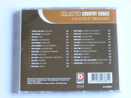 Collected Country Songs - A Collection of Timeless Music