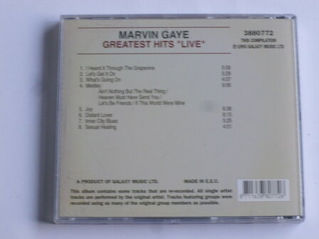Marvin Gaye - Greatest Hits &quot;Live&quot; (galaxy)