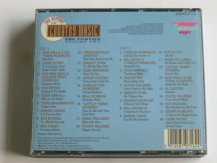 The History of Country Music - The Forties volume two (2 CD)