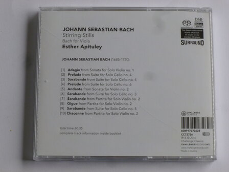 Bach - Stirring Stills / Esther Apituley (SACD)