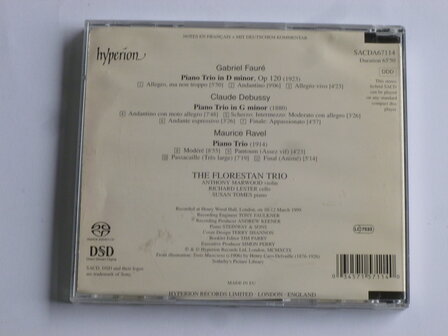Debussy, Faure, Ravel - Piano Trios / The Florestan Trio (SACD)