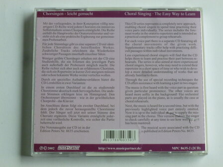 Bach - Johannes Passion / Chorstimme Alt (2 CD)