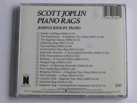 Scott Joplin - Piano Rags / Joshua Rifkin