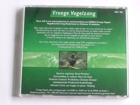 Vroege Vogelzang - Leer de Zangvogels kennen / Nico de Haan
