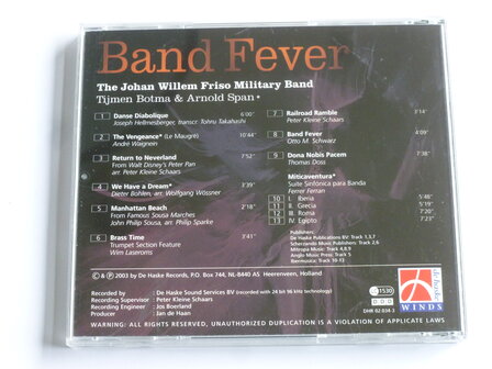Band Fever - The Johan Willem Friso Military Band