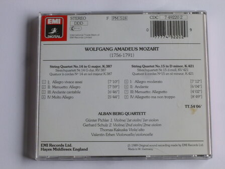 Mozart - String Quartets 14, 15 / Alan Berg Quartett