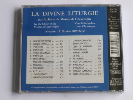 La Divine Liturgie - Le Choeur des moines de chevetogne (Nieuw)