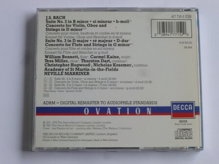 Bach - Suites 2 &amp; 3 / Neville Marriner (ovation)