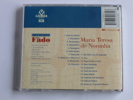 Maria Teresa de Noronha - Biografias do Fado