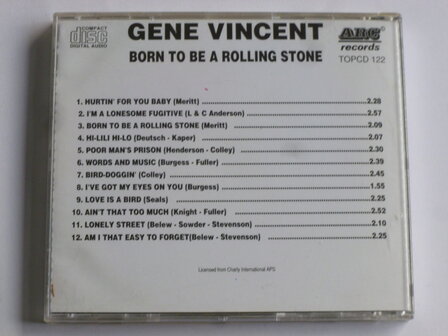 Gene Vincent - Born to be a Rolling Stone (ARC)