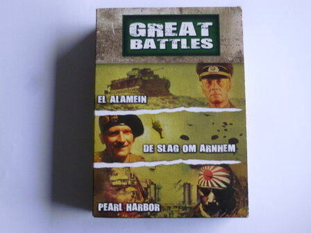 Great Battles - El Alamein / De Slag om Arnhem / Pearl Harbor (3 DVD)