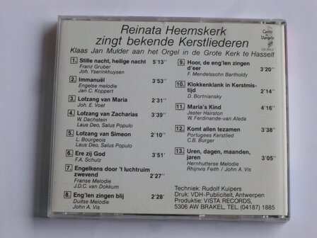 Reinata Heemskerk zingt bekende Kerstliederen (met Klaas Jan Mulder)