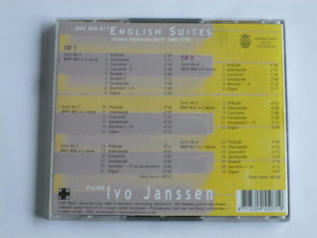J.S. Bach - English Suites / Ivo Janssen (2 CD)