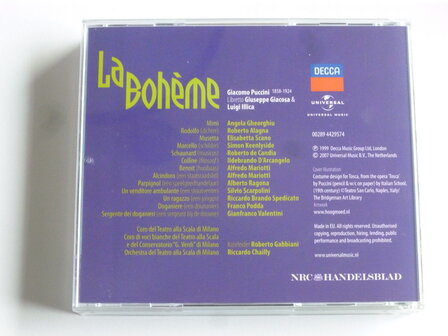 Puccini - La Boheme / Angela Gheorghiu, Riccardo Chailly (2 CD)