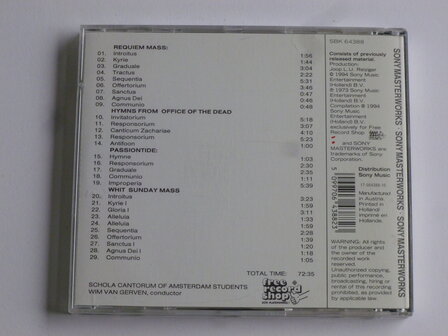 Gregorian Chant - Schola Cantorum of Amsterdam Students / Wim van Gerven