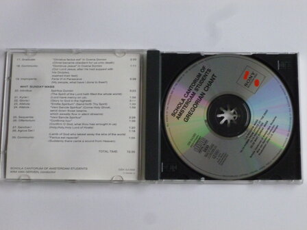 Gregorian Chant - Schola Cantorum of Amsterdam Students / Wim van Gerven