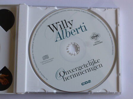 Willy Alberti - Onvergetelijke Herinneringen (2 CD)