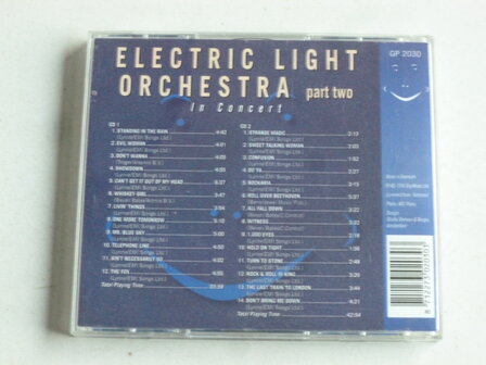 Electric Light Orchestra part two - In Concert (2 CD)