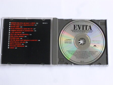 Evita - The Original Broadway production / Florence Lacey