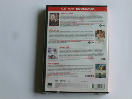 Moviepower - Adaline, Suite Francaise, You&#039;re not you, Jackie &amp; Ryan (4 DVD) Nieuw