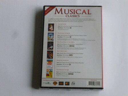Musical Classics - sound of music, west side story, red shoes, phantom of the opera, singing in the rain, wizard of oz (6 DVD) 