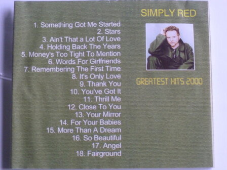 Simply Red - Greatest Hits 2000