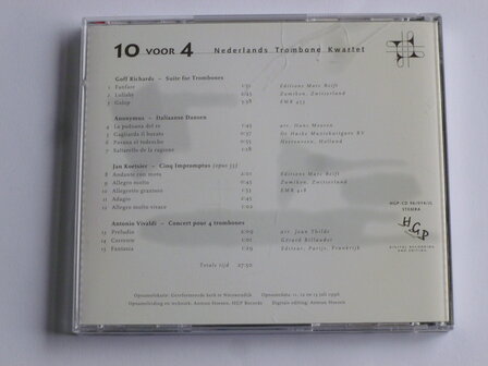 Nederlands Trombone Kwartet - Tien voor Vier