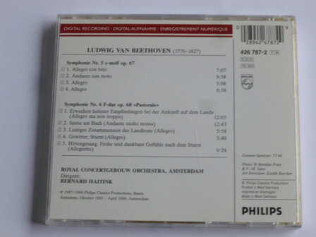 Beethoven - Symphonie 5,6 / Bernard Haitink