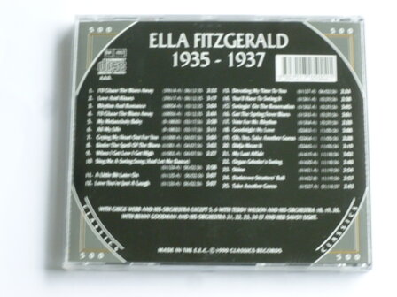 Ella Fitzgerald - 1935 / 1937 Classics