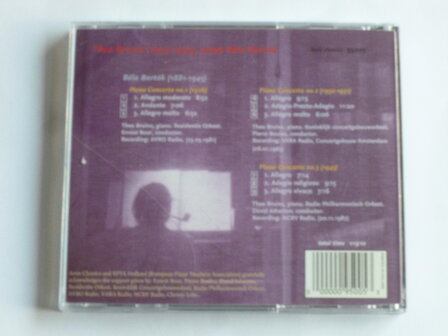 Theo Bruins plays Bela Bartok - Three Piano Concertos