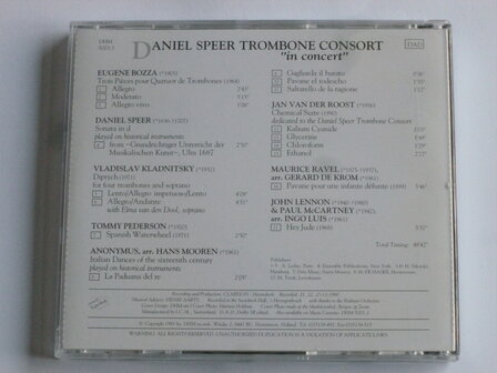 Daniel Speer Trombone Consort - In Concert