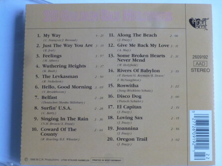 20 Golden Sax Melodies