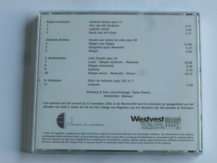 Alexander Rudin, Pavel Gililov - Schumann, Brahms, Rachmaninov