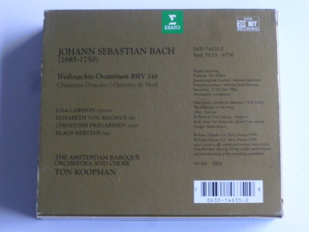 J.S. Bach - Weihnachts Oratorium / Ton Koopman (2 CD)