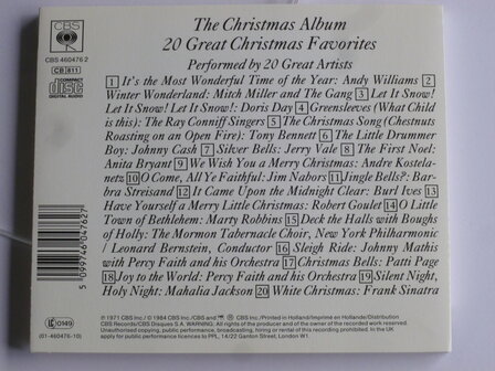 The Christmas Album - 20 Great Christmas Favorites / Various Artists (CBS)