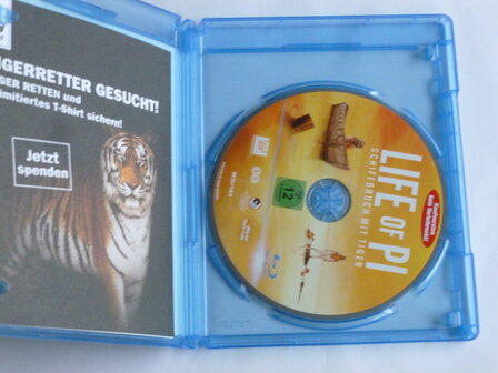 Life of Pi (Blu-ray) niet Nederlands ondertiteld