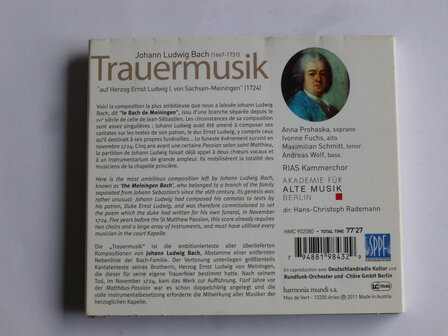 Johann Ludwig Bach - Trauermusik / Hans-Christoph Rademann