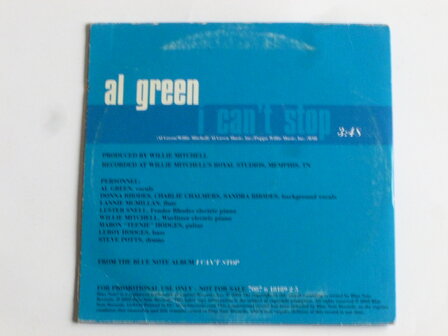 Al Green - I can't stop (CD Single)
