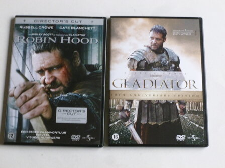 Robin Hood + Gladiator - Ridley Scott, Russell Crowe (2 DVD)