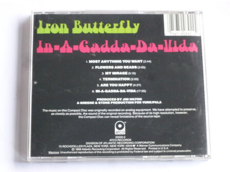 Iron Butterfly - In-A-Gadda-Da-Vida 