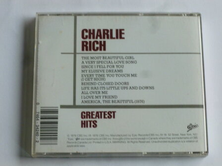 Charlie Rich - Greatest Hits