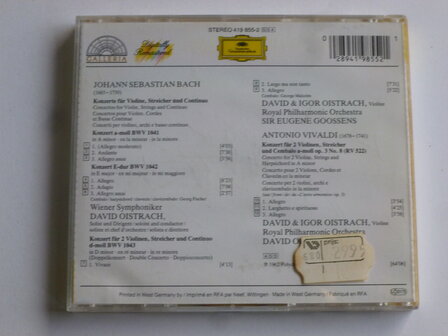 Bach - Violinkonzerte / David &amp; Igor Oistrach