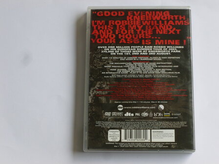 Robbie Williams - What we did last summer / Live at Knebworth (2 DVD) 2003