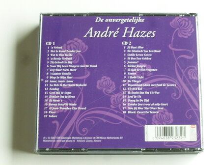Andre Hazes - De Onvergetelijke Andre Hazes (2 CD)