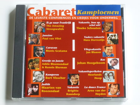 Cabaret Kampioenen - conferences en liedjes voor onderweg