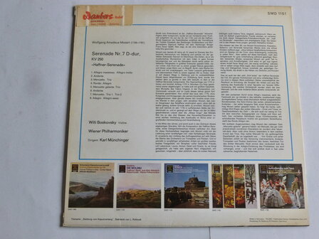 Mozart - Haffner Serenade / Karl M&uuml;nchinger (LP) SMD 1151