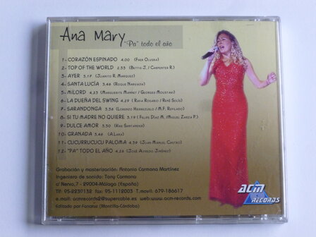 Ana Mary - Pa todo el ano
