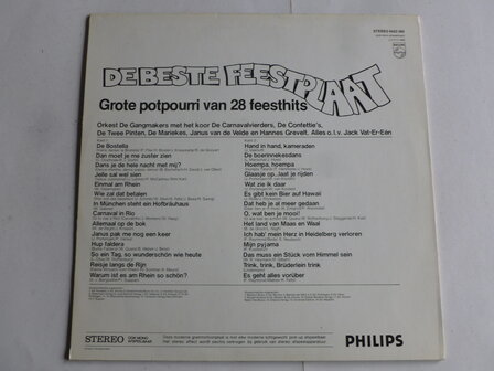 De Beste Feestplaat - Grote potpourri van 28 feesthits (LP)