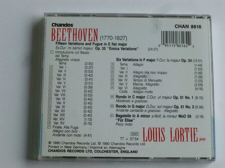 Beethoven - 15 variations &amp; fugue / Louis Lortie