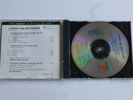Beethoven - Symphonies no 4 &amp; 5 / Michael Tilson Thomas, Sir Colin Davis
